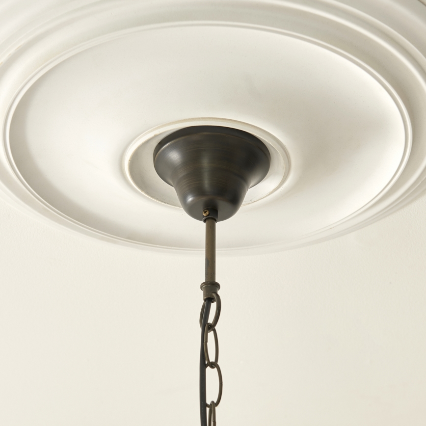 Endon 112246 - Lámpara colgante con cadena estilo Tiffany BOTANICA 1xE27/60W/230V Ø 45 cm