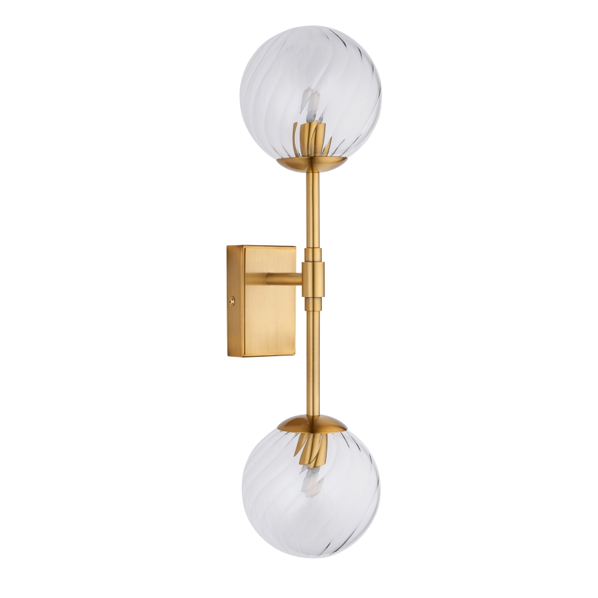 Endon 114042 - Aplique de pared 2xG9/3,2W/230V dorado