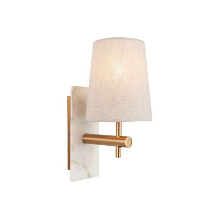 Endon 114200 - Aplique de pared 1xE14/7W/230V beige/dorado