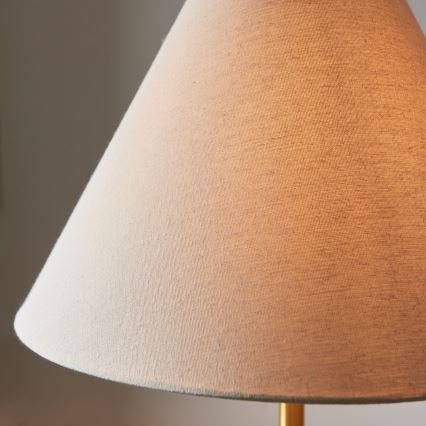 Endon 114209 - Lámpara de pie 1xE27/10W/230V beige/dorado