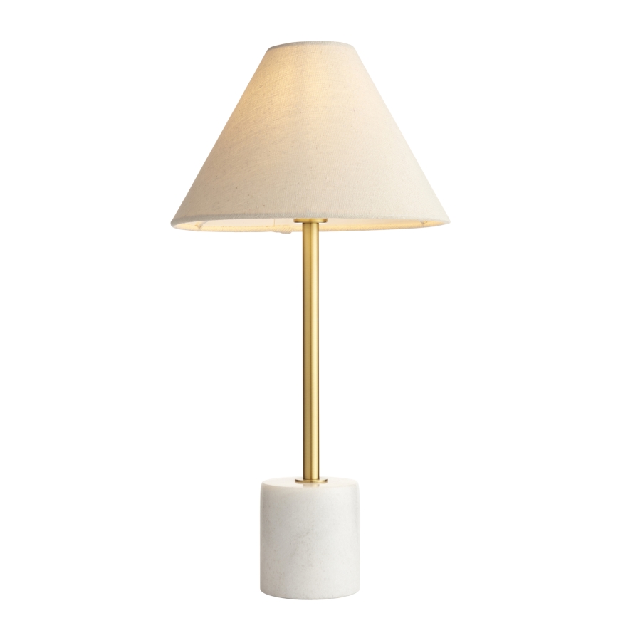 Endon 114211 - Lámpara de mesa 1xE14/7W/230V beige/latón
