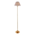 Endon 114785 - Lámpara de pie recargable LED regulable BURLEY LED/1,5W/5V 3600 mAh latón/gris