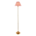 Endon 114786 - Lámpara de pie recargable LED regulable BURLEY LED/1,5W/5V 3600 mAh latón/rosa