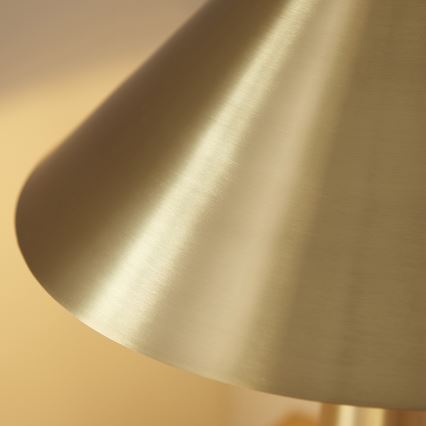 Endon 118685 - Lámpara de mesa ISAK 1xE27/10W/230V dorada