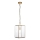 Endon 119141 - Lámpara colgante con cadena HAMMOND 1xE27/10W/230V 21,5x21,5 cm latón