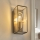 Endon 119144 - Aplique de pared HAMMOND 1xE27/10W/230V latón