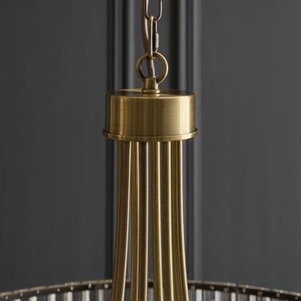 Endon 119611 - Lámpara de araña con cadena VISCONTI 8xE14/6W/230V latón