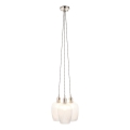 Endon 120652 - Lámpara colgante con cable 3xE27/10W/230V cromo brillante