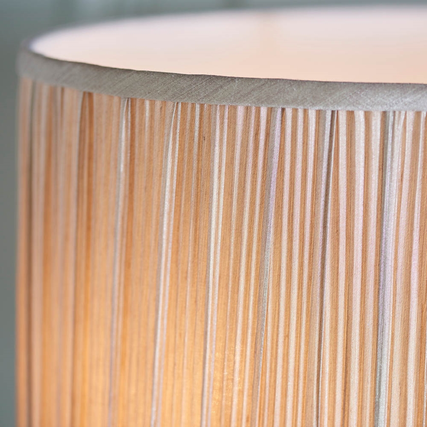 Endon 63648 - Lámpara de mesa STANFORD 2xE14/40W/230V latón/beige