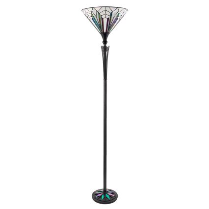 Endon 63933 - Lámpara de pie Tiffany ASTORIA 1xE27/60W/230V Ø 40 cm