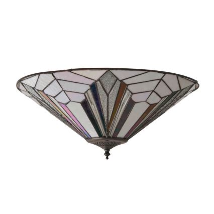 Endon 63935 - Lámpara de techo Tiffany ASTORIA 2xE27/60W/230V Ø 48 cm