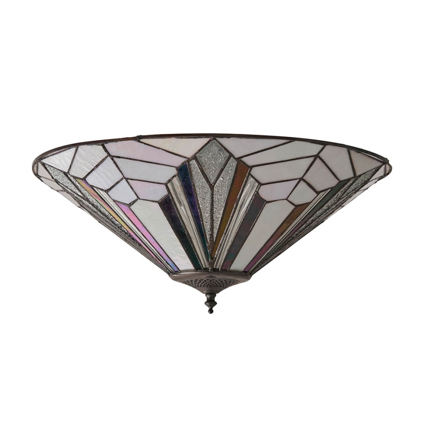 Endon 63935 - Lámpara de techo Tiffany ASTORIA 2xE27/60W/230V Ø 48 cm