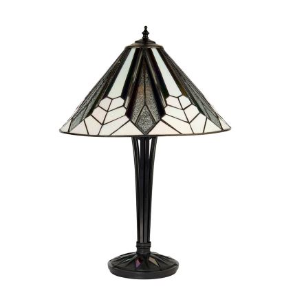 Endon 63939 - Lámpara de mesa Tiffany ASTORIA 2xE27/60W/230V, diámetro 40 cm