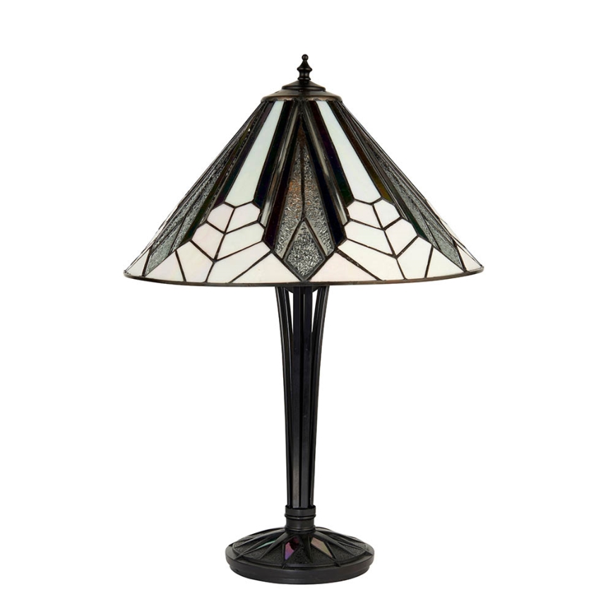 Endon 63939 - Lámpara de mesa Tiffany ASTORIA 2xE27/60W/230V, diámetro 40 cm