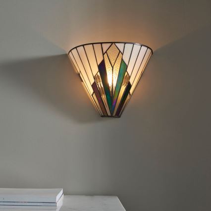 Endon 63940 - Aplique de pared Tiffany ASTORIA 1xE14/40W/230V