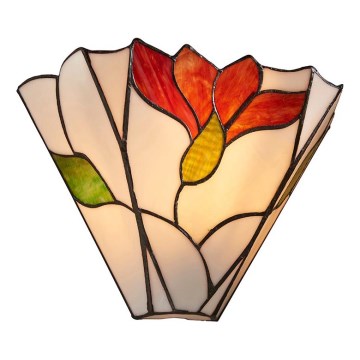 Endon 63964 - Aplique de pared Tiffany BOTANICA 1xE14/40W/230V