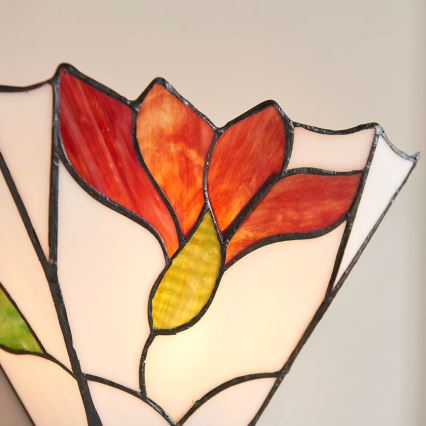 Endon 63964 - Aplique de pared Tiffany BOTANICA 1xE14/40W/230V