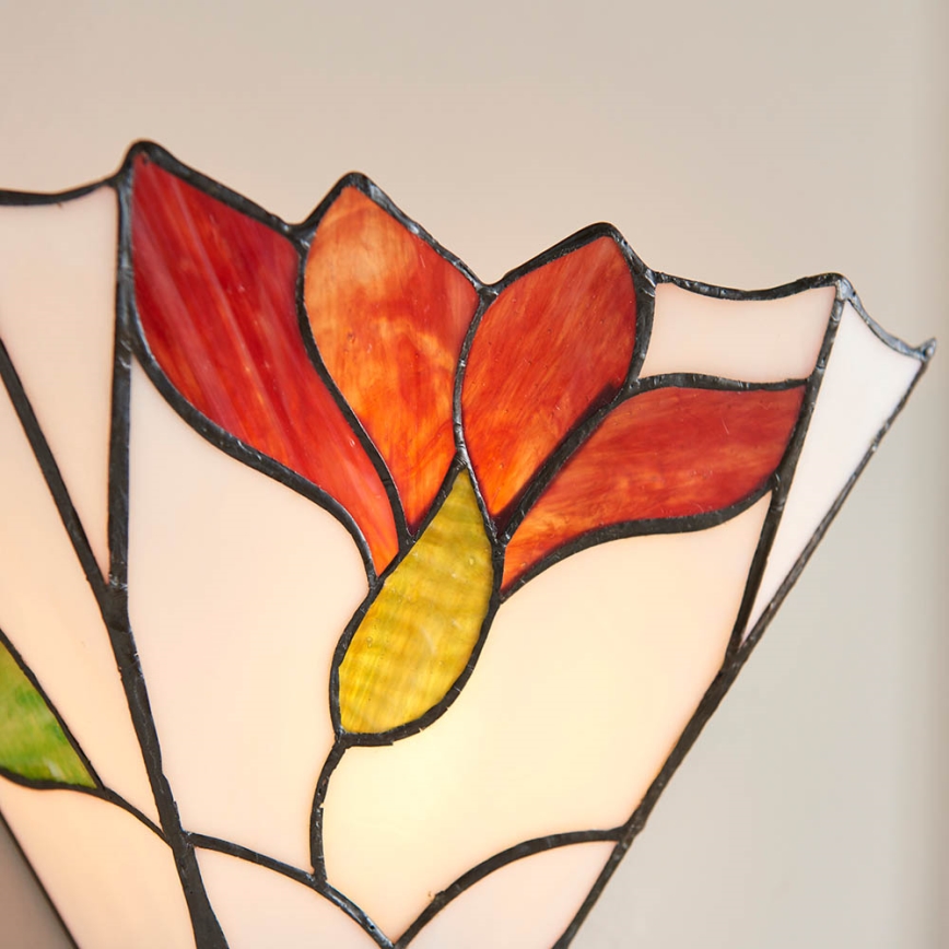 Endon 63964 - Aplique de pared Tiffany BOTANICA 1xE14/40W/230V