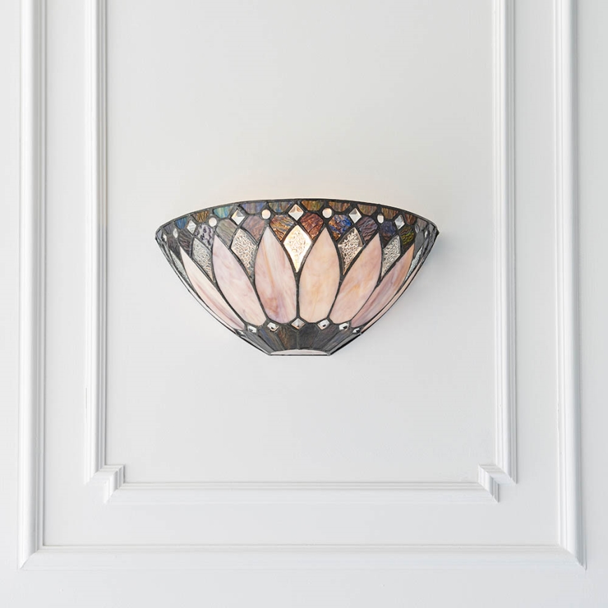 Endon 63983 - Aplique de pared Tiffany BROOKLYN 1xE14/40W/230V