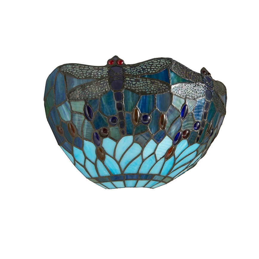 Endon 64102 - Aplique de pared Tiffany DRAGONFLY 1xE14/40W/230V