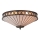 Endon 64145 - Lámpara de techo Tiffany FARGO 2xE27/60W/230V Ø 41,5 cm