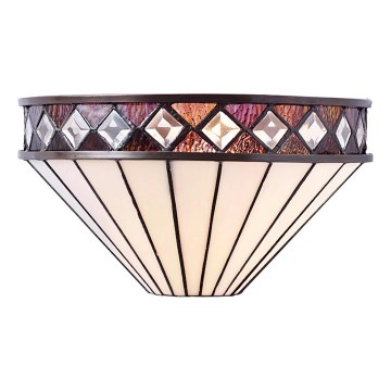 Endon 64149 - Aplique de pared Tiffany FARGO 1xE14/40W/230V