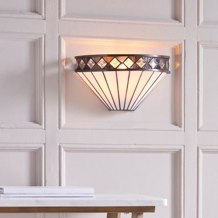 Endon 64149 - Aplique de pared Tiffany FARGO 1xE14/40W/230V