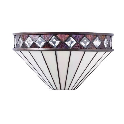 Endon 64149 - Aplique de pared Tiffany FARGO 1xE14/40W/230V