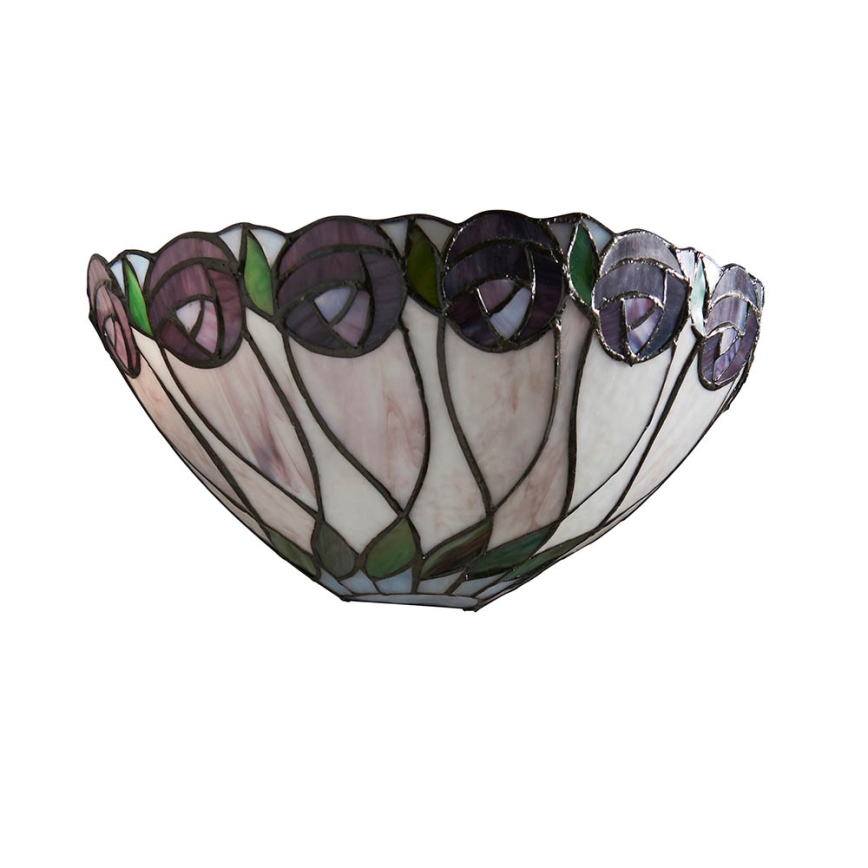 Endon 64178 - Aplique de pared Tiffany HUTCHINSON 1xE14/40W/230V
