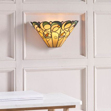 Endon 64198 - Aplique de pared Tiffany JAMELIA 1xE14/40W/230V