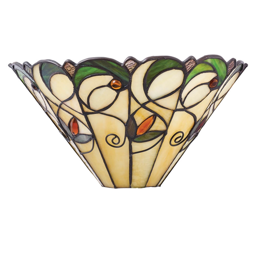 Endon 64198 - Aplique de pared Tiffany JAMELIA 1xE14/40W/230V