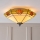 Endon 64284 - Lámpara de techo Tiffany NEVADA 2x E27/60W/230V Ø 40 cm
