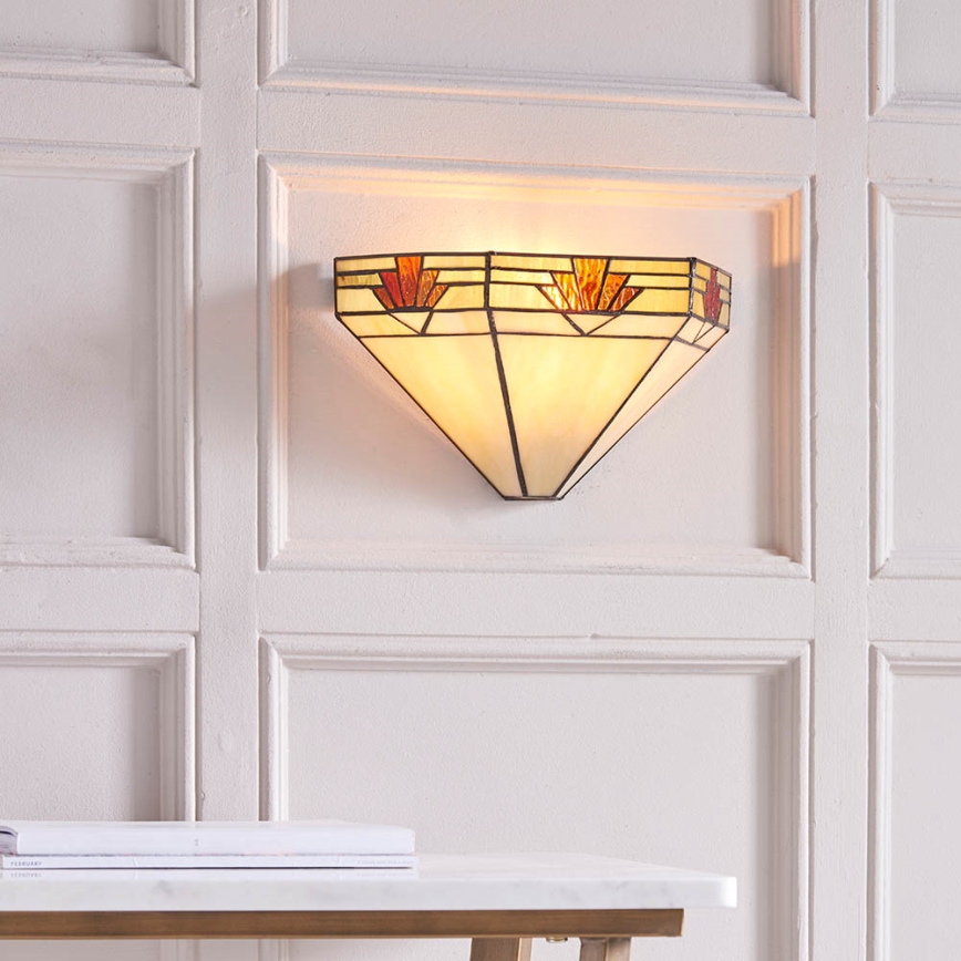 Endon 64288 - Aplique de pared Tiffany NEVADA 1xE14/40W/230V