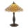 Endon 64301 - Lámpara de mesa Tiffany PEARL 1xE27/60W/230V, diámetro 37 cm