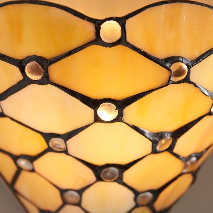 Endon 64302 - Aplique de pared Tiffany PEARL 1xE14/40W/230V