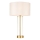 Endon 68802 - Lámpara de mesa táctil regulable LESSINA 1xE27/10W/230V dorada/blanca