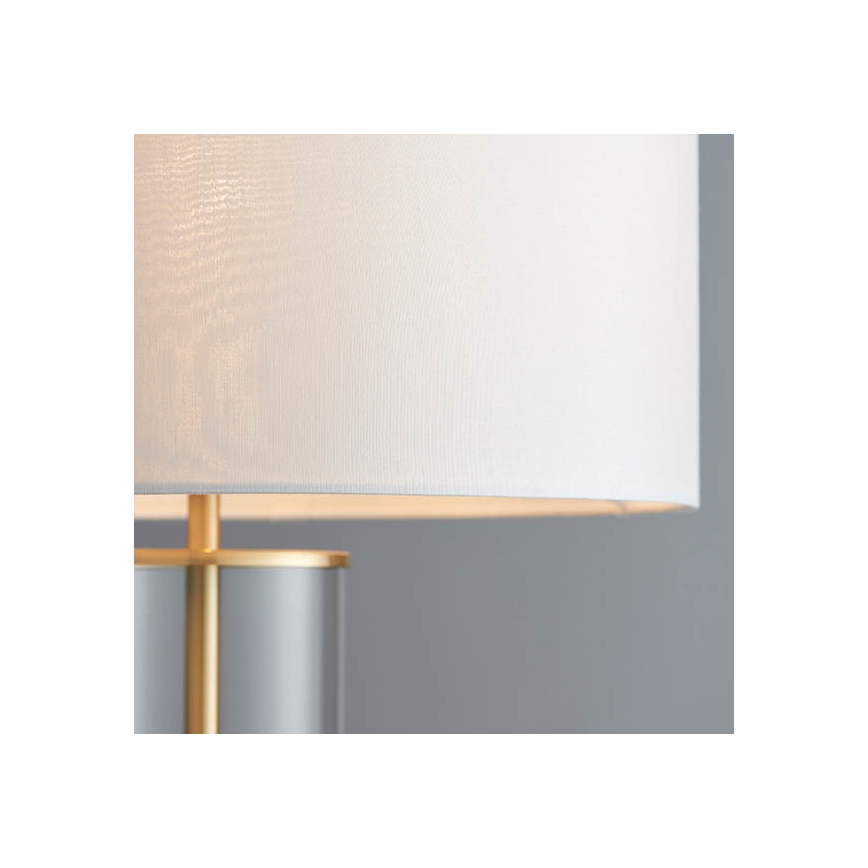 Endon 68802 - Lámpara de mesa táctil regulable LESSINA 1xE27/10W/230V dorada/blanca