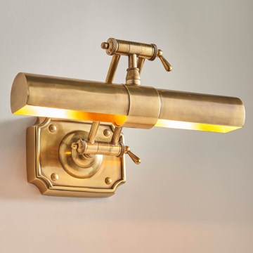 Endon 69832 - Aplique para cuadros WINCHESTER 2xE14/6W/230V 35,5 cm latón