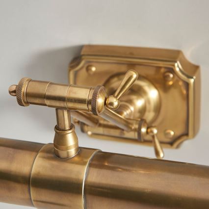 Endon 69832 - Aplique para cuadros WINCHESTER 2xE14/6W/230V 35,5 cm latón