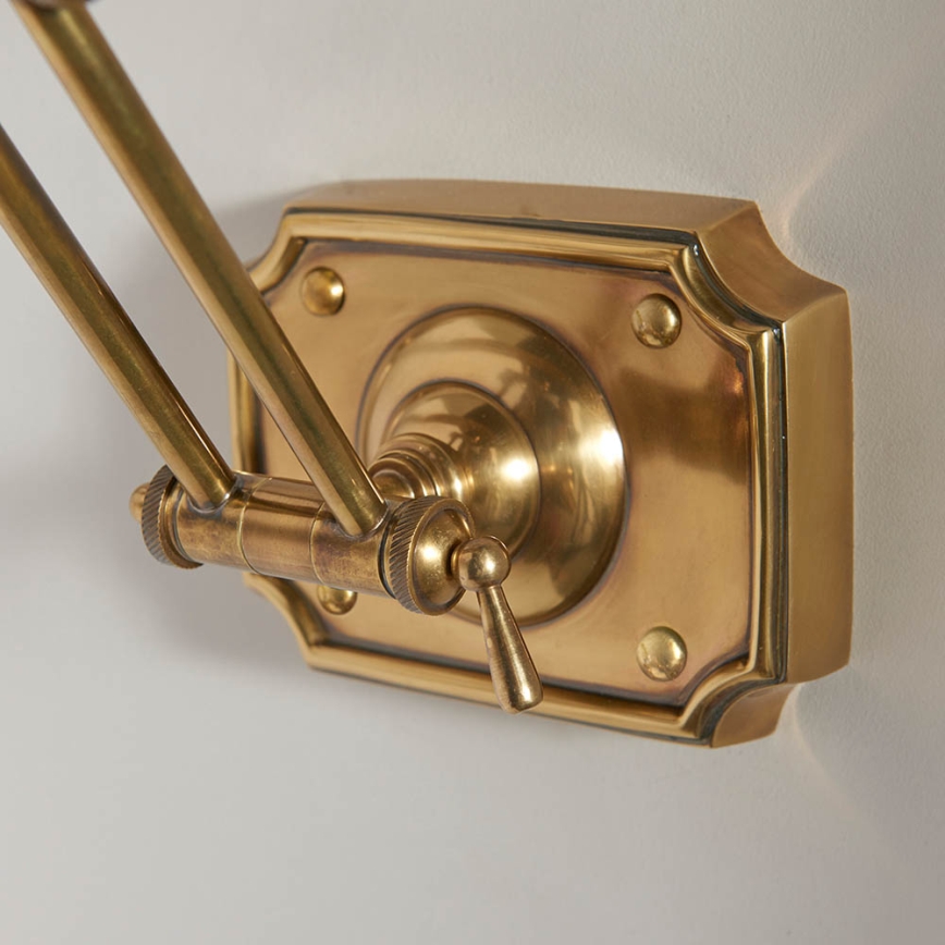 Endon 69833 - Aplique para cuadros WINCHESTER 2xE14/6W/230V 51 cm latón