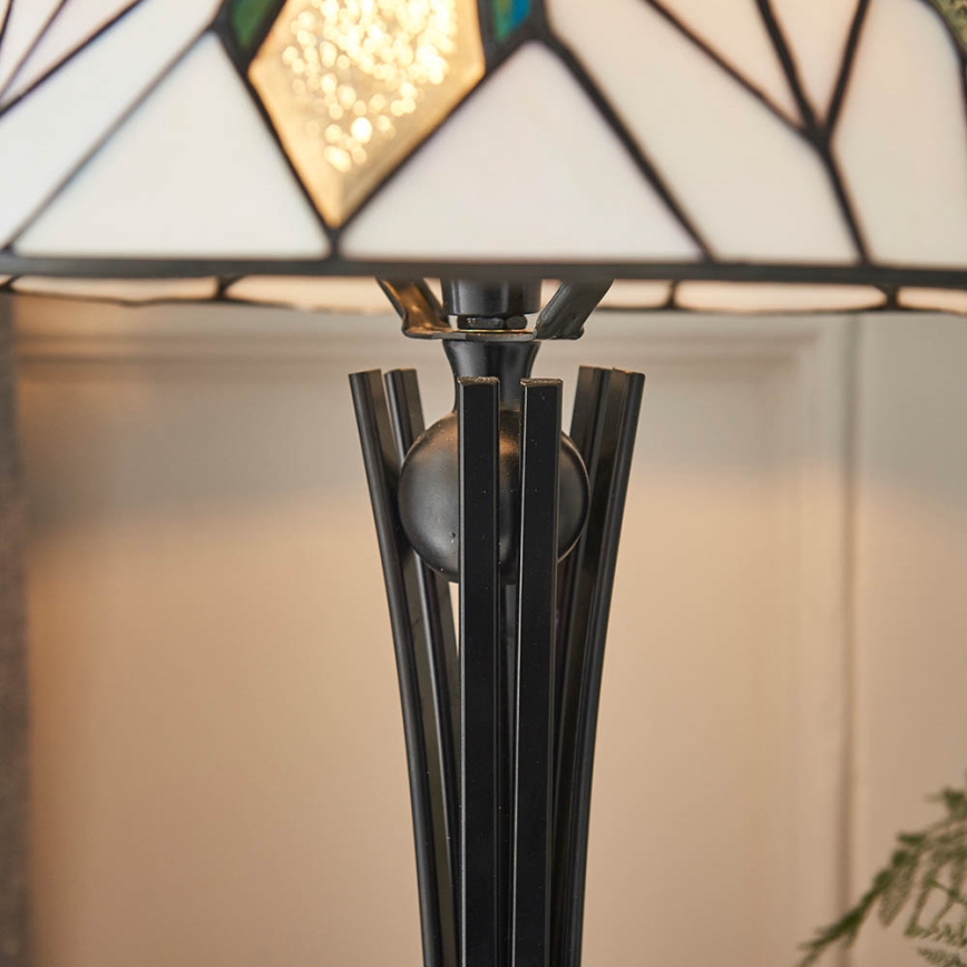 Endon 70365 - Lámpara de mesa Tiffany ASTORIA 1xE14/40W/230V Ø 30 cm