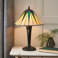Endon 70367 - Lámpara de sobremesa Tiffany DARK STAR 1xE14/40W/230V, diámetro 30 cm