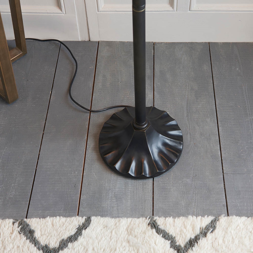 Endon 70936 - Lámpara de pie Tiffany FARGO 2xE27/60W/230V Ø 50 cm