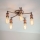 Endon 76336 - Lámpara de focos HAL 5xE27/40W/230V cromo mate/cobre