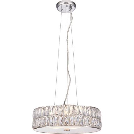 Endon 76513 - Lámpara colgante LED VERINA con cable 5xLED/5W/230V, cromado brillante