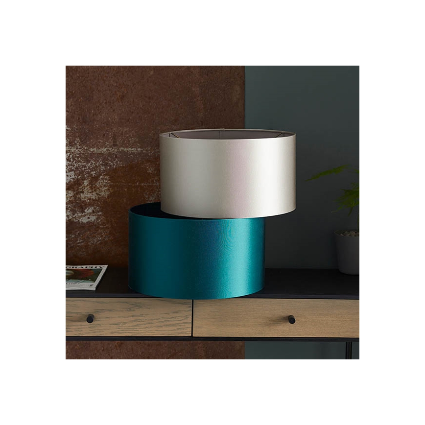 Endon 90024 - Pantalla de repuesto para lámpara de mesa E27, diámetro 38 cm, gris