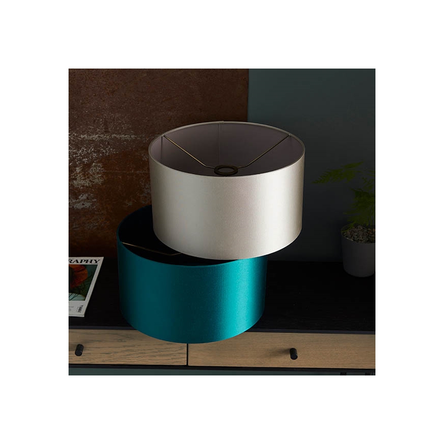 Endon 90024 - Pantalla de repuesto para lámpara de mesa E27, diámetro 38 cm, gris