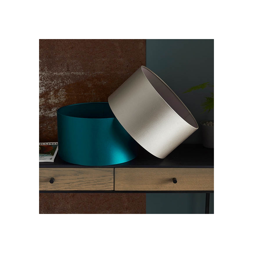 Endon 90024 - Pantalla de repuesto para lámpara de mesa E27, diámetro 38 cm, gris