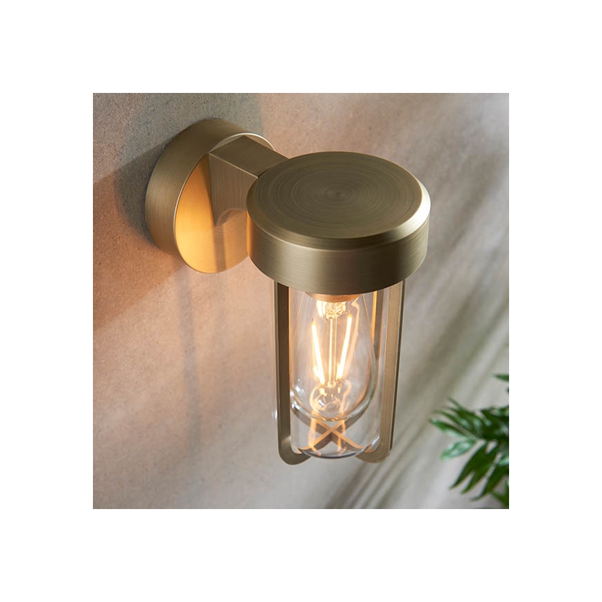 Endon 92855 - Aplique de pared para baño 1xE27/6W/230V IP44 latón