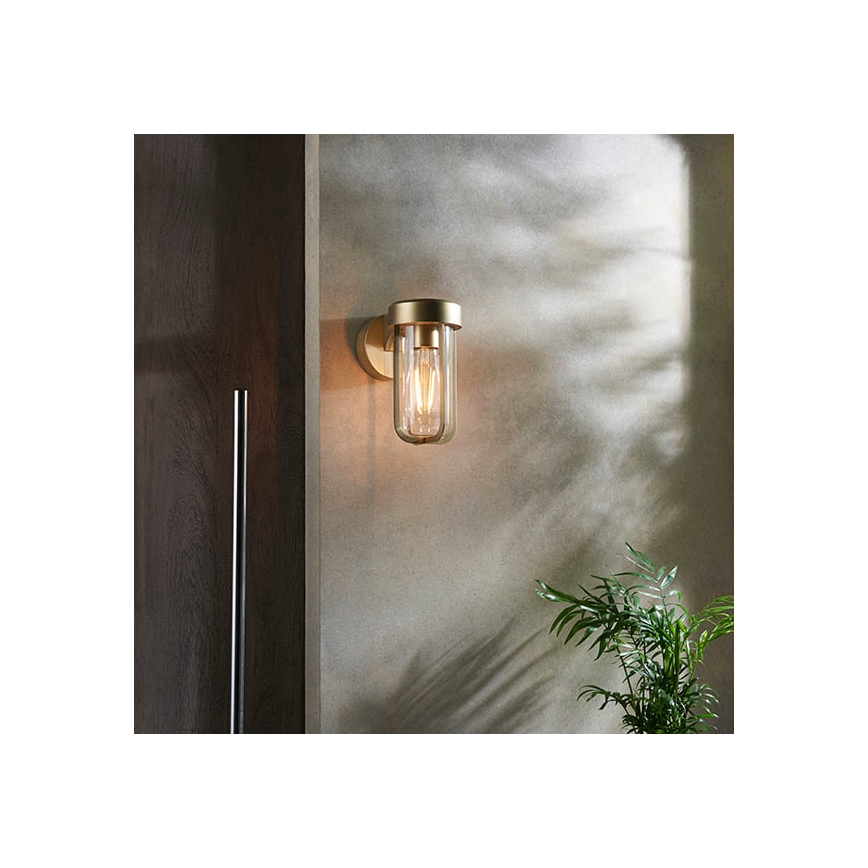 Endon 92855 - Aplique de pared para baño 1xE27/6W/230V IP44 latón